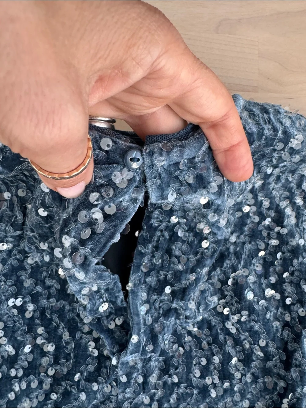Zara Girls - Sequins Velvet Ribbed Matching Set.